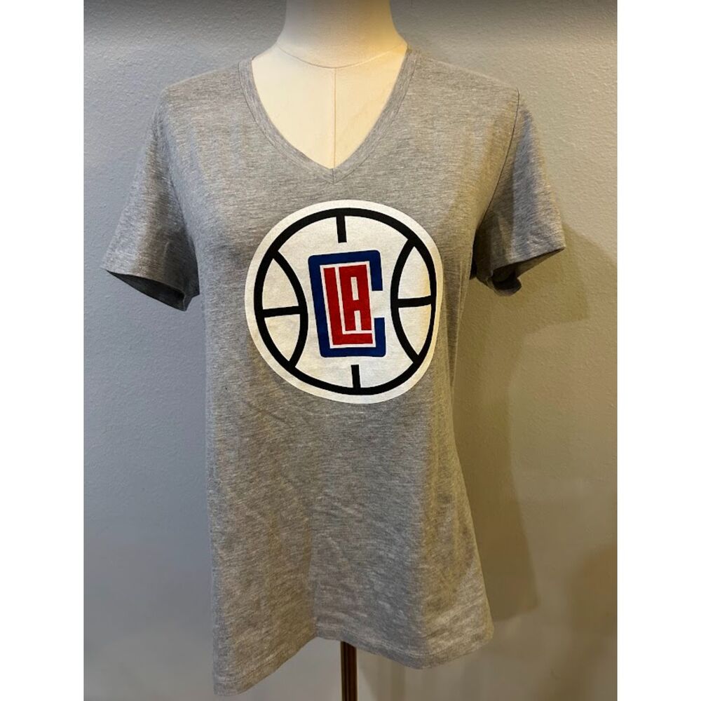 LA Clippers Women's Primary Logo V-Neck T-Shirt